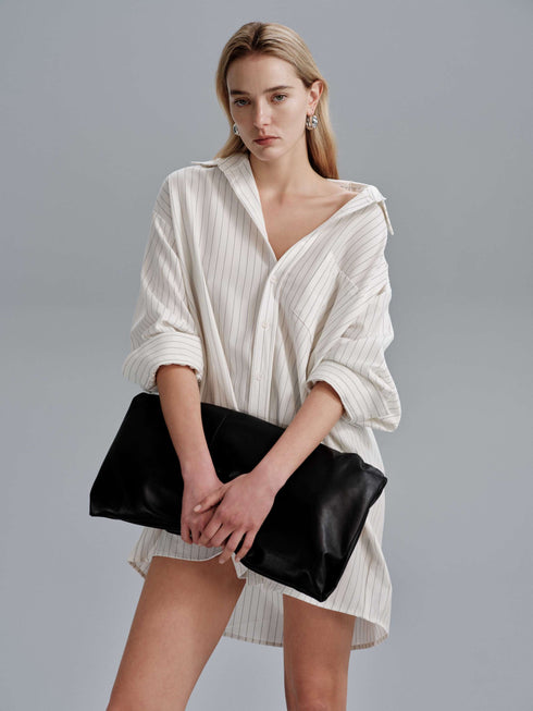 Chemise Rayée Lyra - Blanche